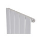 Дизайнерский вертикальный радиатор отопления ARTTIDESIGN Livorno 5/1600/340/50 белый матовий