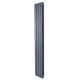 Вертикальный дизайнерский радиатор отопления ARTTIDESIGN Verona 4/1800/300 серый матовый