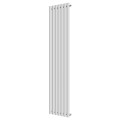 Вертикальный дизайнерский радиатор отопления ARTTIDESIGN Matera 7/1800/413 белый матовый