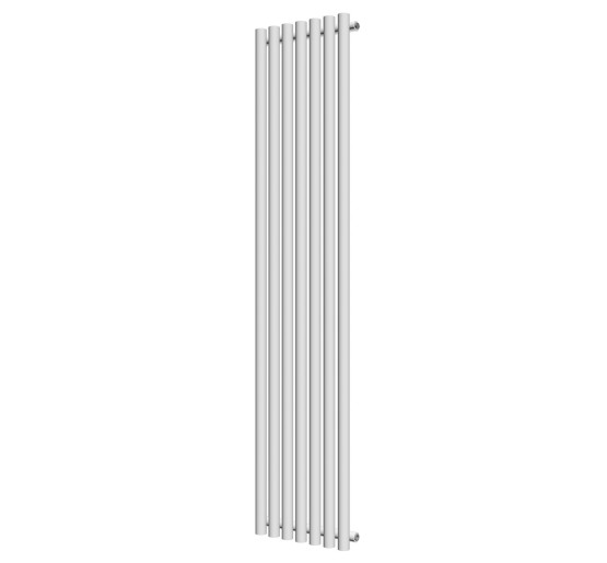 Вертикальный дизайнерский радиатор отопления ARTTIDESIGN Matera 7/1800/413 белый матовый