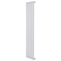 Вертикальний дизайнерський радіатор опалення ARTTIDESIGN Rimini 5/1800/295 білій матовий