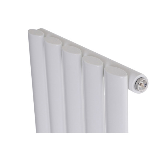 Вертикальный дизайнерский радиатор отопления ARTTIDESIGN Rimini 5/1800/295 білий матовый