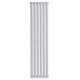 Вертикальный дизайнерский радиатор отопления ARTTIDESIGN Rimini 6/1800/354 белый матовий