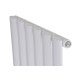 Вертикальний дизайнерський радіатор опалення ARTTIDESIGN Rimini 6/1800/354 білий матовий
