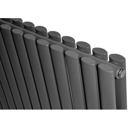 Горизонтальный дизайнерский радиатор отопления ARTTIDESIGN Rimini II G 17/550/1003 серый матовый.