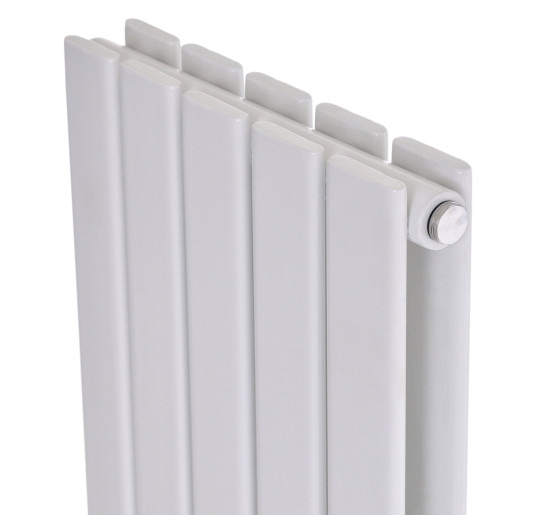Вертикальный дизайнерский радиатор отопления ARTTIDESIGN Livorno II 5/1800/340/50 белый матовый