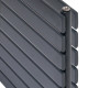 Горизонтальний дизайнерський радіатор опалення ARTTIDESIGN Livorno II G 8/544/800 сірий матовый