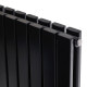 Горизонтальні дизайнерські радіатори опалення ARTTIDESIGN Terni II G 10/600/590 чорний матовий