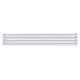 Горизонтальний дизайнерський радіатор опалення ARTTIDESIGN Rimini ІІ G 4/236/1800/50 білий матовий