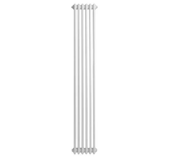 Вертикальний дизайнерський радіатор опалення ARTTIDESIGN Bari II 6/1800/290 білий матовий