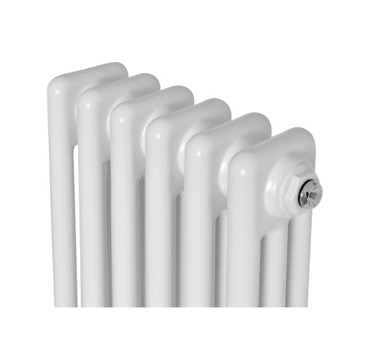 Вертикальный дизайнерский радиатор отопления ARTTIDESIGN Bari II 6/1800/290 белый матовий