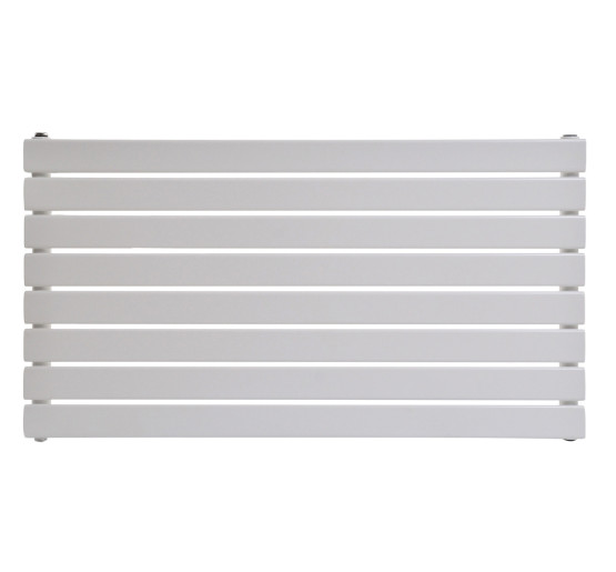 Горизонтальный дизайнерский радиатор отопления ARTTIDESIGN Livorno G 8/544/1000 белый матовый