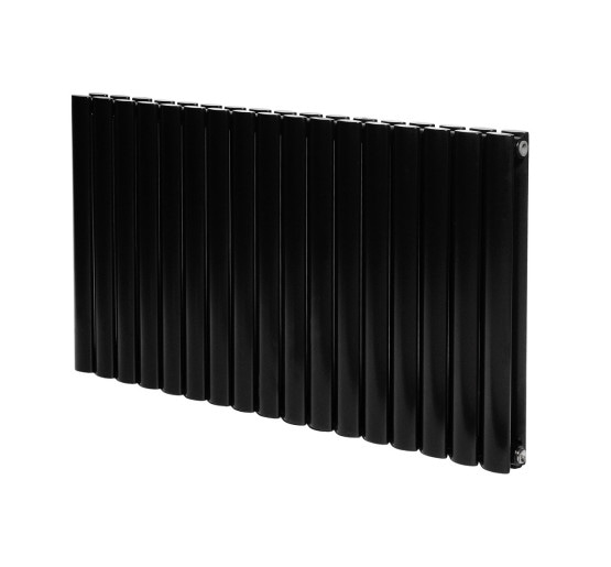 Горизонтальный дизайнерский радиатор отопления ARTTIDESIGN Rimini II G 17/550/1003 чёрный матовий