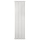 Вертикальный дизайнерский радиатор отопления ARTTIDESIGN Livorno 7/1800/476 белый матовий