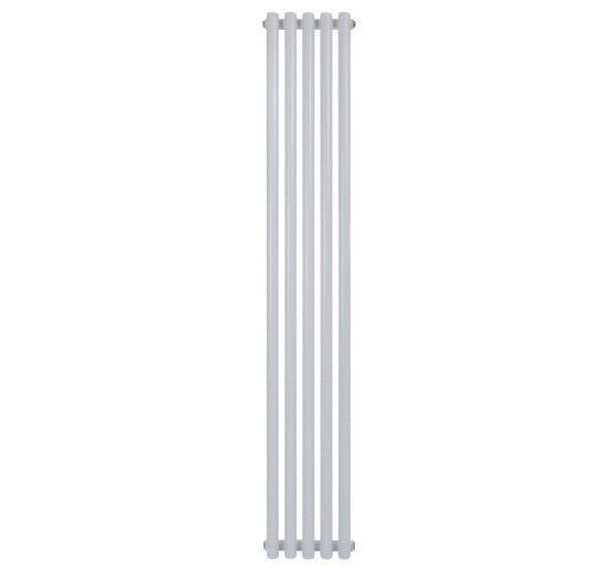 Вертикальный дизайнерский радиатор отопления ARTTIDESIGN Matera 5/1800/295 белый матовий