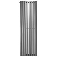 Вертикальний дизайнерський радіатор опалення ARTTIDESIGN Rimini II 8/1500/472/50 сірий матовий