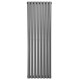 Вертикальний дизайнерський радіатор опалення ARTTIDESIGN Rimini II 8/1500/472/50 сірий матовий