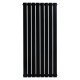 Дизайнерський вертикальний радіатор опалення ARTTIDESIGN Livorno 8/1200/544 чорний матовий.