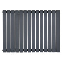 Горизонтальні дизайнерські радіатори опалення ARTTIDESIGN Terni ІІ G 14/600/826 сірий матовий
