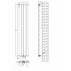 Дизайнерський вертикальний радіатор опалення ARTTIDESIGN Livorno 4/1600/272/50 сірий матовий