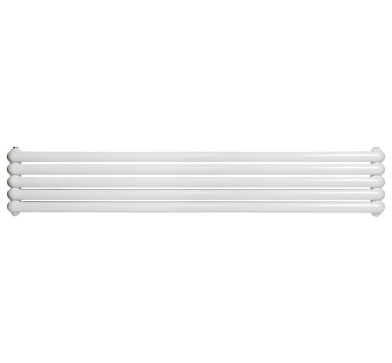 Горизонтальный дизайнерский радиатор отопления ARTTIDESIGN Sora 5/320/1800 белый матовый