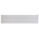 Горизонтальний дизайнерський радіатор опалення ARTTIDESIGN Livorno G 6/408/1800 білий матовий