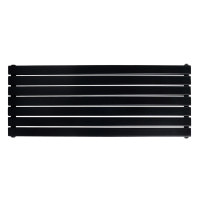 Горизонтальний дизайнерський радіатор опалення Artti Livorno II G 7/476/1200/50 чорний матовий