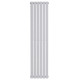 Вертикальный дизайнерский радиатор отопления ARTTIDESIGN Terni 6/1800/354 белый матовий