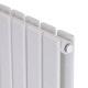 Вертикальний дизайнерський радіатор опалення ARTTIDESIGN Livorno II 6/1800/408 білий матовий