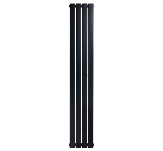 Дизайнерський вертикальний радіатор опалення ARTTIDESIGN Livorno 4/1600/272/50 чорний матовий