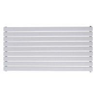 Горизонтальний дизайнерський радіатор опалення Artti Livorno ІІ G 9/612/1200/50 білий матовий