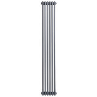 Вертикальний дизайнерський радіатор опалення ARTTIDESIGN Bari 6/1800/290 сірий матовий