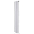 Вертикальний дизайнерський радіатор опалення ARTTIDESIGN Matera II 5/1800/295/50 білий матовий