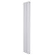 Вертикальный дизайнерский радиатор отопления ARTTIDESIGN Matera II 5/1800/295/50 белый матовый