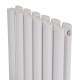 Вертикальний дизайнерський радіатор опалення ARTTIDESIGN Rimini II 6/1800/354/50 білий матовий