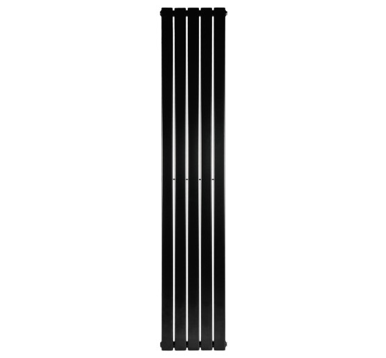 Вертикальний дизайнерський радіатор опалення ARTTIDESIGN Livorno 5/1800/340 чорний матовий