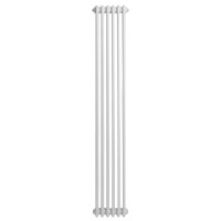 Вертикальний дизайнерський радіатор опалення ARTTIDESIGN Bari 6/1800/290 білий матовий