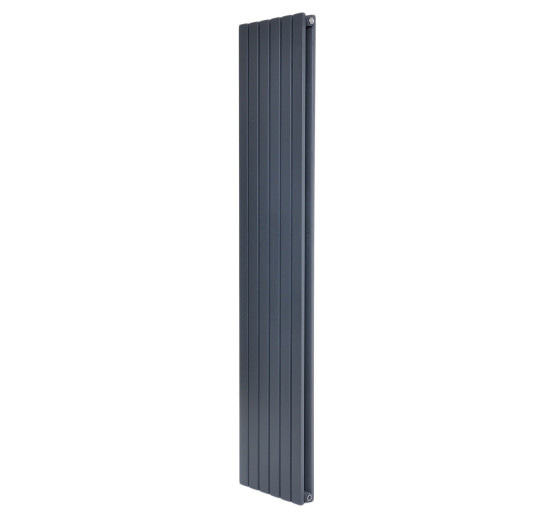 Вертикальний дизайнерський радіатор опалення ARTTIDESIGN Terni II 6/1800/354/50 сірий матовий