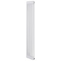 Вертикальный дизайнерский радиатор отопления ARTTIDESIGN Bari 6/1800/290 белый матовий