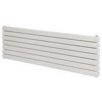 Горизонтальний дизайнерський радіатор опалення Artti Livorno ІІ G 7/476/1800 білий матовий