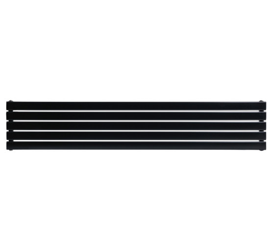 Горизонтальный дизайнерский радиатор отопления ARTTIDESIGN Livorno G 5/340/1800 чорний матовый