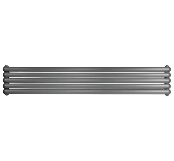 Горизонтальний дизайнерський радіатор опалення ARTTIDESIGN Sora 5/320/1800 сірий матовий