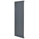 Вертикальный дизайнерский радиатор отопления ARTTIDESIGN Terni 10/1800/590 серый матовый