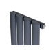 Вертикальный дизайнерский радиатор отопления ARTTIDESIGN Rimini 4/1500/236 серый матовый