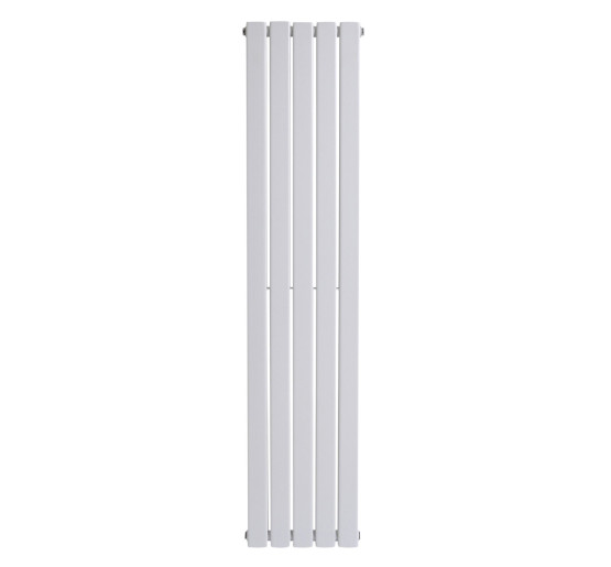 Дизайнерський вертикальний радіатор опалення ARTTIDESIGN Livorno II 5/1800/340 білий матовий.