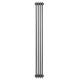 Вертикальний дизайнерський радіатор опалення ARTIDESIGN Bari II 4/1800/200 сірий матовий