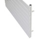Горизонтальний дизайнерський радіатор опалення ARTTIDESIGN Livorno G 8/544/1400 білий матовий