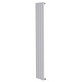Вертикальний дизайнерський радіатор опалення ARTTIDESIGN Rimini 4/1800/236 білий матовий