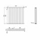 Горизонтальні дизайнерські радіатори опалення ARTTIDESIGN Terni ІІ G 10/600/590 сірий матовий