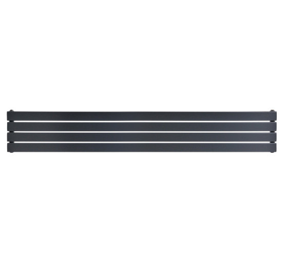 Горизонтальный дизайнерский радиатор отопления ARTTIDESIGN Livorno ІІ G 4/272/1800 серый матовий